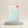 Hydrochloric Acid (HCl) 5 Litres – Industrial Grade Muriatic Acid for Concrete Cleaning, Brick Washing & pH Control