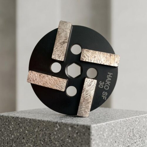 Create_professional_product_phot…_202608132328 HAKO SF 30 Diamond Grinding Disc – 4-Segment Concrete & Terrazzo Floor Grinding Plate