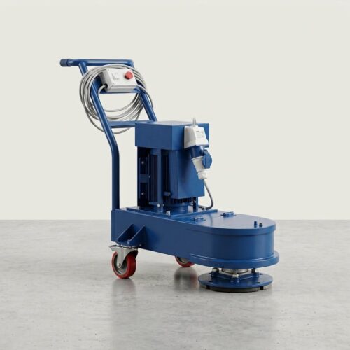 E-commerce_product_photograph_ge…_202608132327 Blue Heavy-Duty Single-Head Terrazzo Floor Grinding Machine – Electric Concrete Polisher & Surface Prep Machine