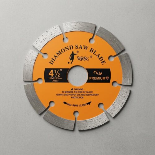 Product_photography_transformati…_202608132331 Premium 4 ½ Inch Segmented Diamond Saw Blade (115 x 22.23mm) – High-Speed Cutting Disc for Concrete, Brick & Masonry
